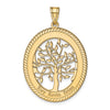 Family Tree Oval Pendant