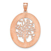 Family Tree Oval Pendant