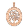 Family Tree Oval Pendant