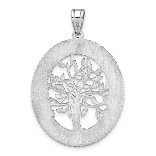 Family Tree Oval Pendant