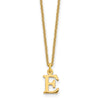 14KY Cutout Letter E Initial Necklace
