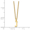 14KY Cutout Letter J Initial Necklace