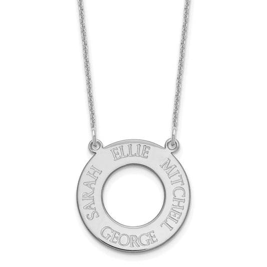 Personalized Open Circle Name Jewelry