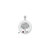 Tree of Life Cutout Circle Charm with Names and Birthstones