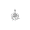 Tree of Life Cutout Circle Charm with Names and Birthstones