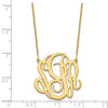 14k Yellow Gold Monogram Necklace