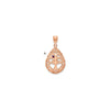 Tree of Life Tear Drop Pendant with Birthstones