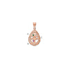 Tree of Life Tear Drop Pendant with Birthstones