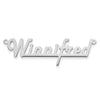 14k White Gold Underlined Name Plate