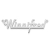 14k White Gold Underlined Name Plate