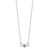 Birthstones With 3 Hearts Necklace
