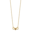 Birthstones With 3 Hearts Necklace