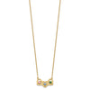 Birthstones With 3 Hearts Necklace