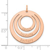 3 Name Circle in Circle Charm