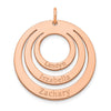 3 Name Circle in Circle Charm