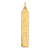 Personalized Vertical Block Letter Bar Charms