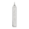 Personalized Vertical Block Letter Bar Charms