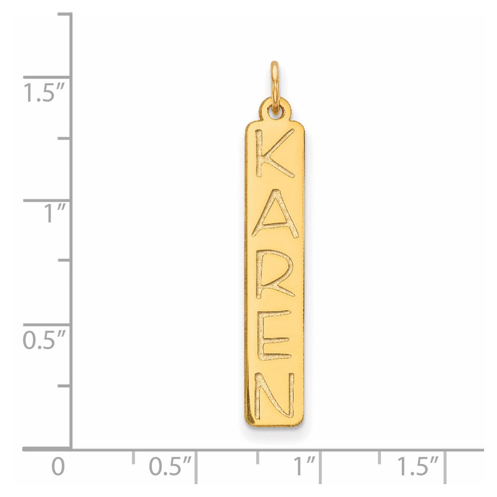Vertical Nameplate