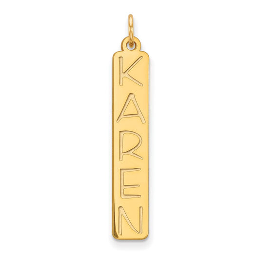 Vertical Nameplate