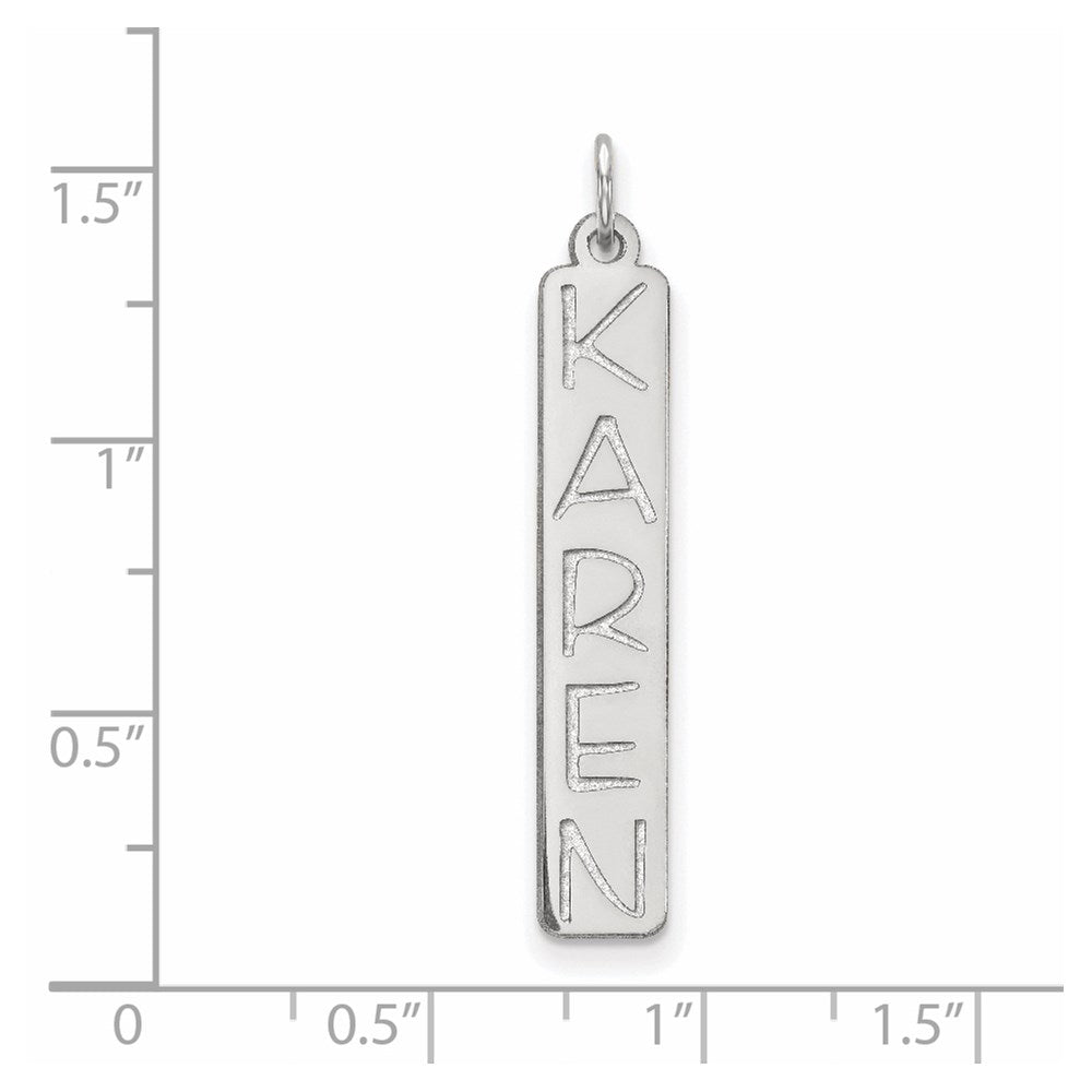 Vertical Nameplate