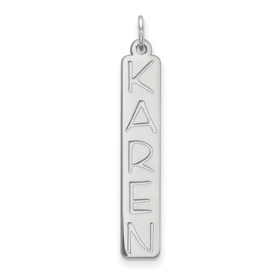 Vertical Nameplate