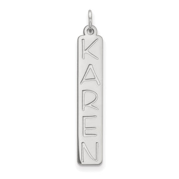 Vertical Nameplate