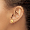 Enameled Heart Earring