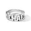 Casted High Polish Name Ring