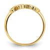 Casted High Polish Name Ring
