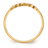 Laser Polished Name Ring