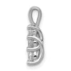Gold Lab Grown Diamond 3-stone Pendant