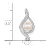 Gold Polished Diamond and Pearl Pendants