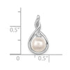 Gold Polished Diamond and Pearl Pendants