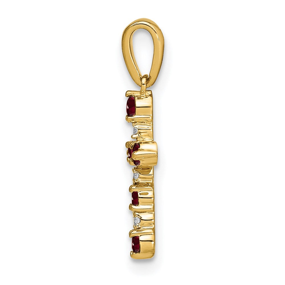 Madi K® Gold Cross Birthstone Pendants