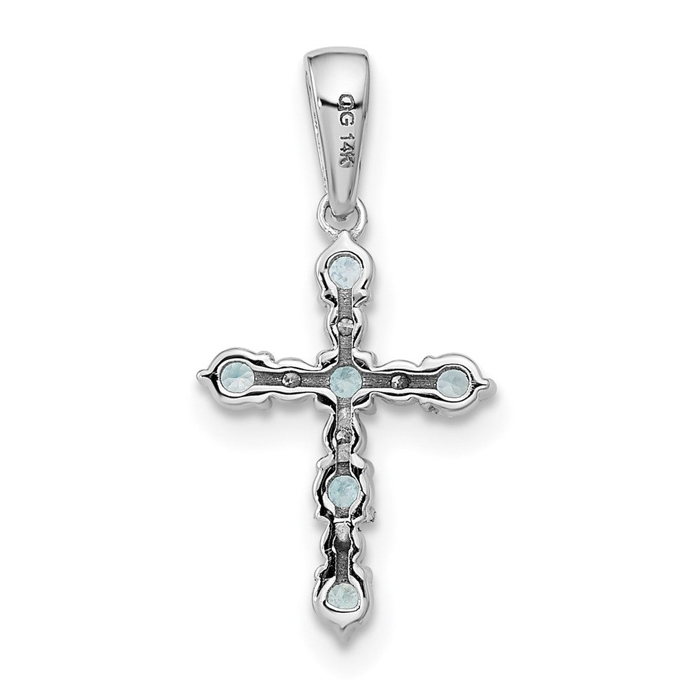 Madi K® Gold Cross Birthstone Pendants