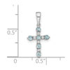 Madi K® Gold Cross Birthstone Pendants