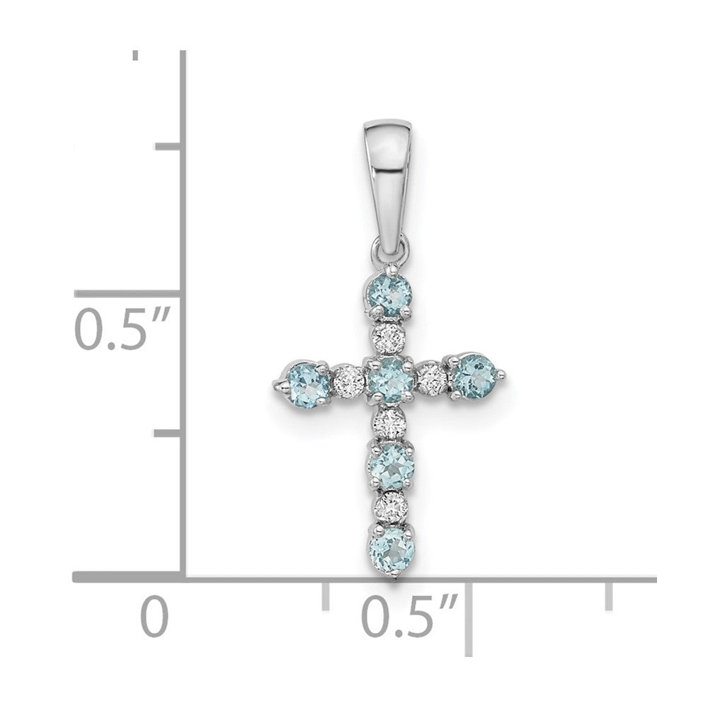 Madi K® Gold Cross Birthstone Pendants