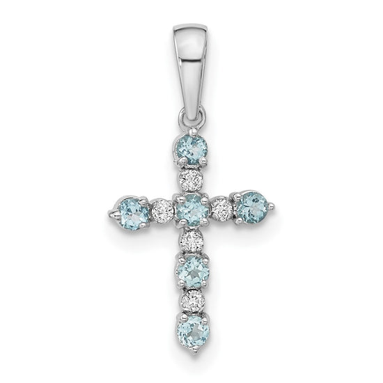 Madi K® Gold Cross Birthstone Pendants