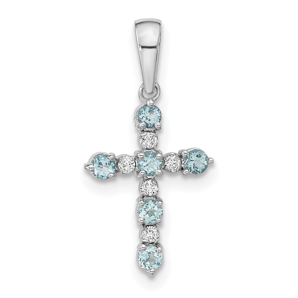Madi K® Gold Cross Birthstone Pendants