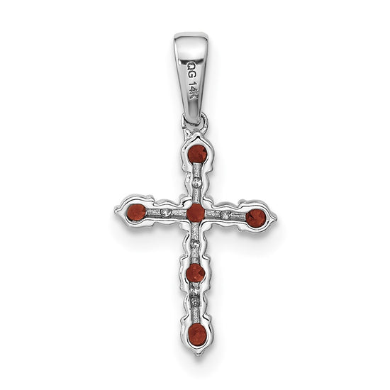 Madi K® Gold Cross Birthstone Pendants