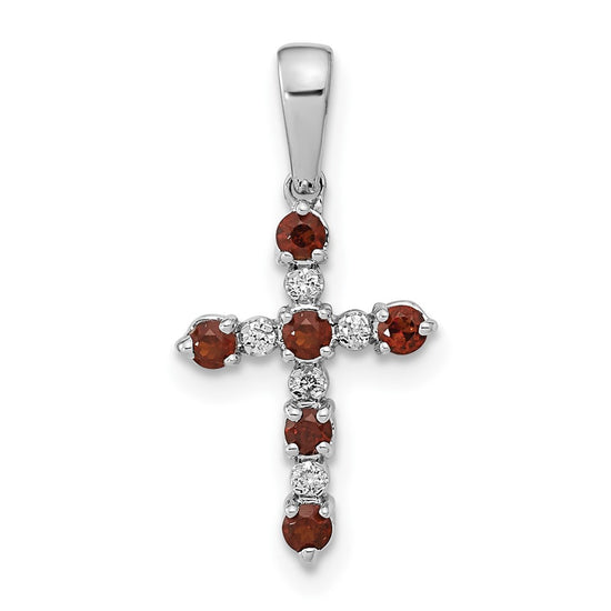 Madi K® Gold Cross Birthstone Pendants