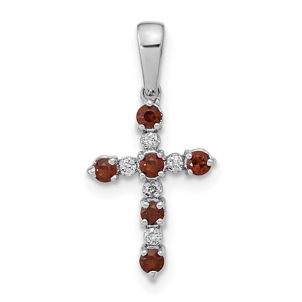 Madi K® Gold Cross Birthstone Pendants