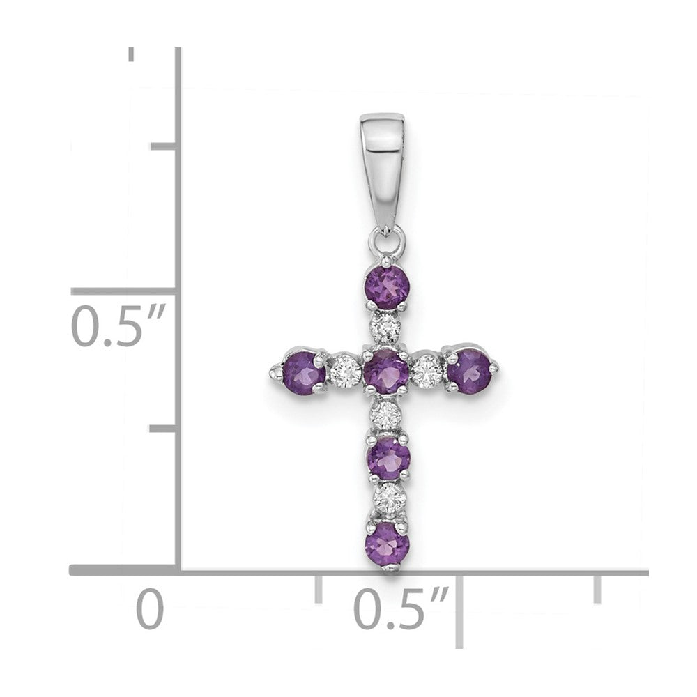 Madi K® Gold Cross Birthstone Pendants