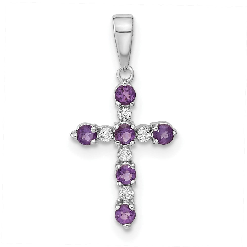 Madi K® Gold Cross Birthstone Pendants