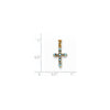 Madi K® Gold Cross Birthstone Pendants
