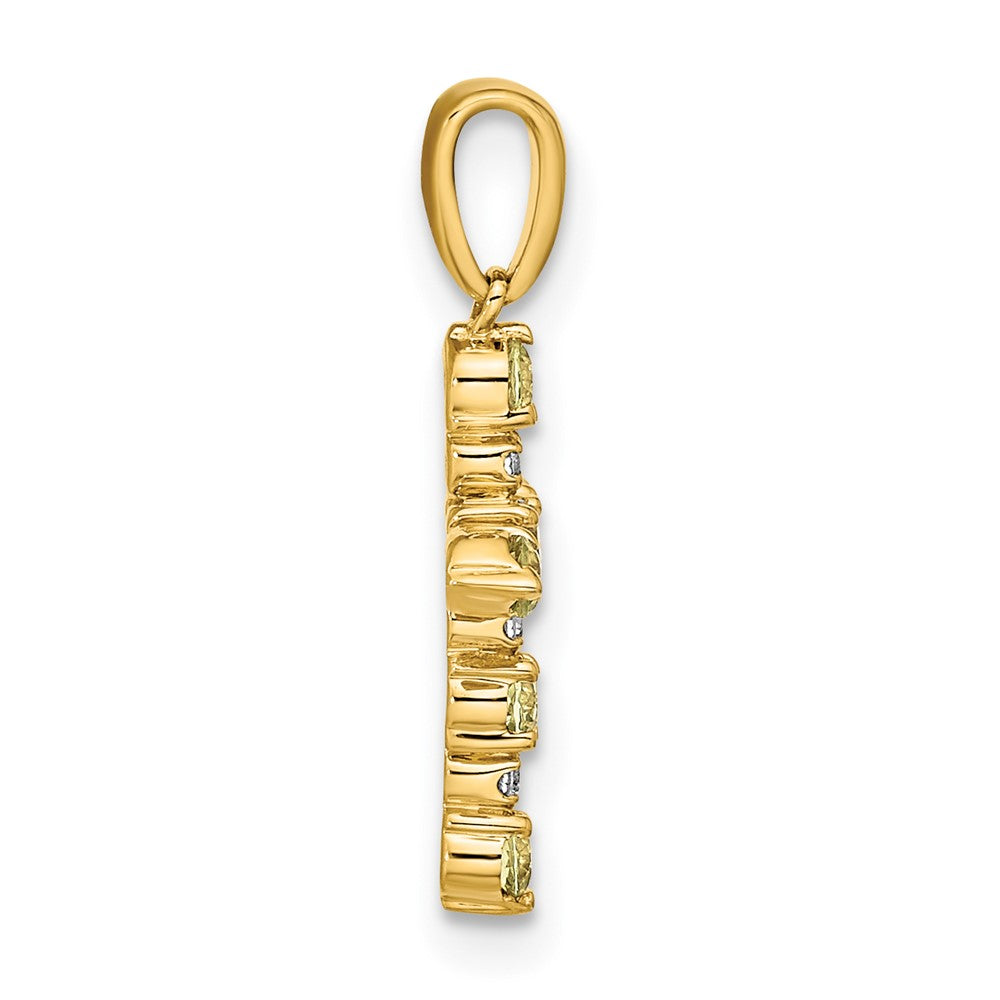 Madi K® Gold Cross Birthstone Pendants