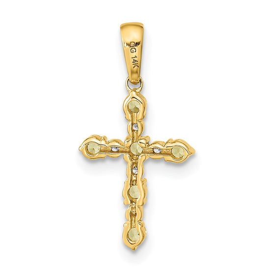 Madi K® Gold Cross Birthstone Pendants