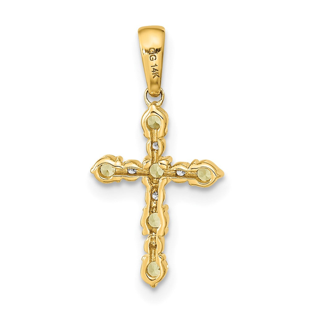 Madi K® Gold Cross Birthstone Pendants