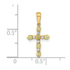 Madi K® Gold Cross Birthstone Pendants
