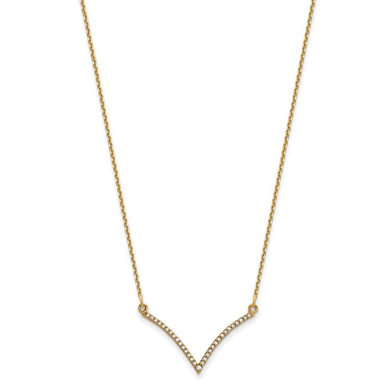 Diamond V-Necklaces